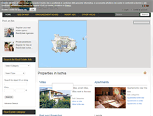 Tablet Screenshot of immobiliareischia.com